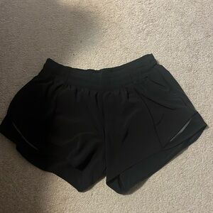 Size 10 Lululemon Hottie Hot Low Rise Shorts 4 Inches Long